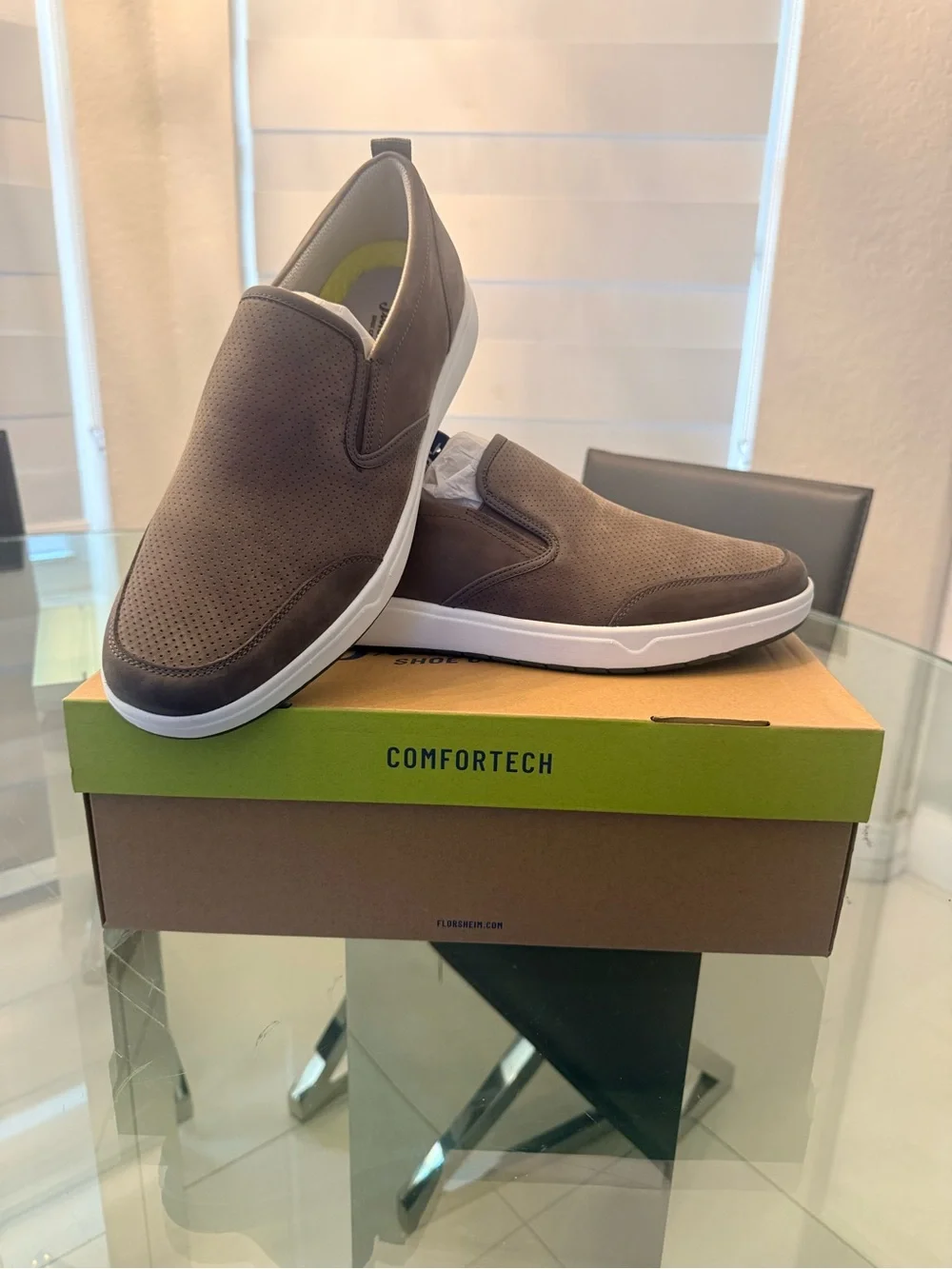 Brand New Florsheim Men’s Slip-On Casual Shoes - Brown
